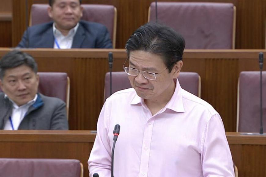Lawrence Wong tears up as he thanks Singaporeans in fight against COVID-19