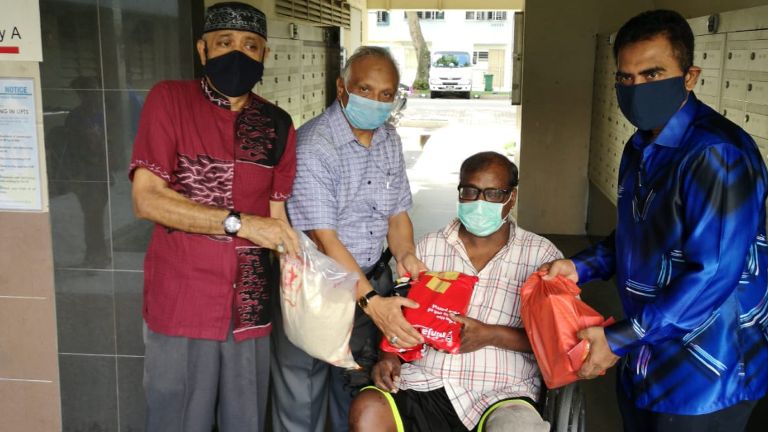 Around 200 families affected by COVID-19 sterilization in Singapore have been provided with a monthly supply of food.