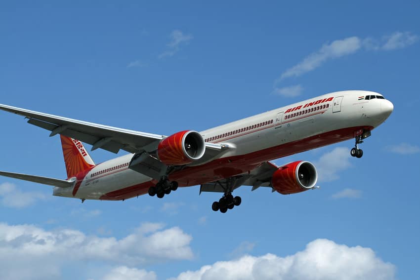 Singapore to Tamil Nadu special flight