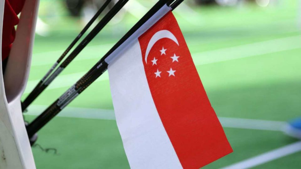 Man admits setting fire to Singapore flag