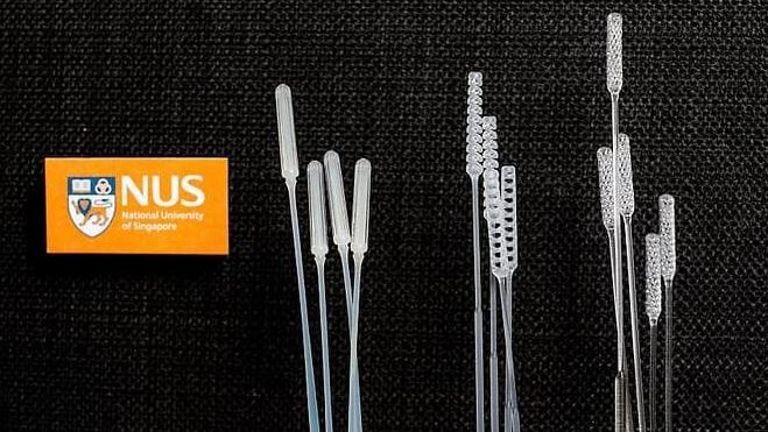 NUS researchers develop 3 new COVID-19 swabs to address shortage