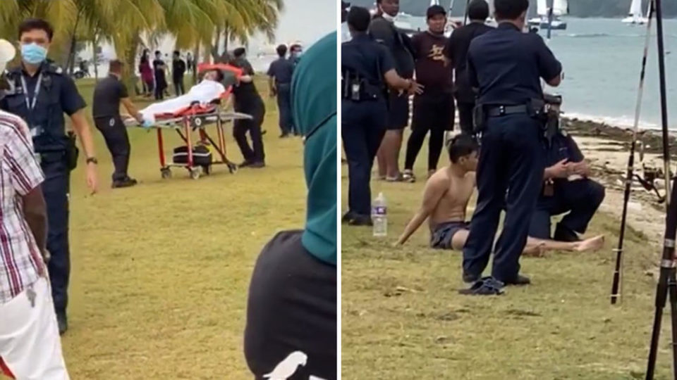 14-year-old boy drowns in waters off Changi Beach, another teenager taken to hospital