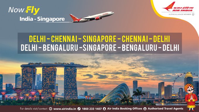 India Singapore additional flights