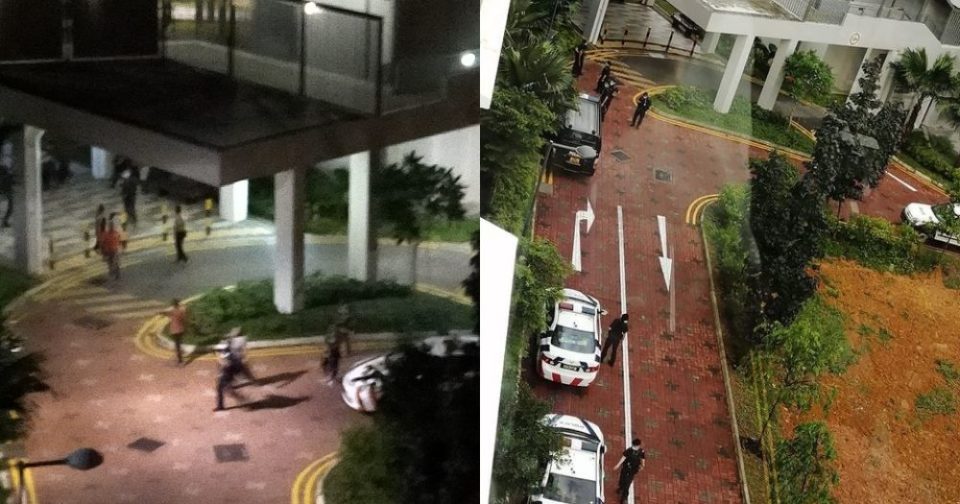 singapore riot arrested