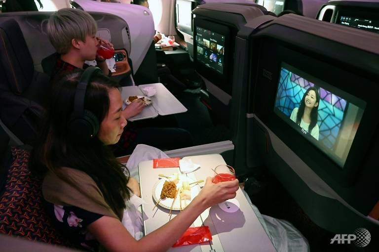 Singapore Airlines A380 restaurant