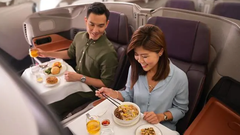 Singapore airlines flight restaurant cost