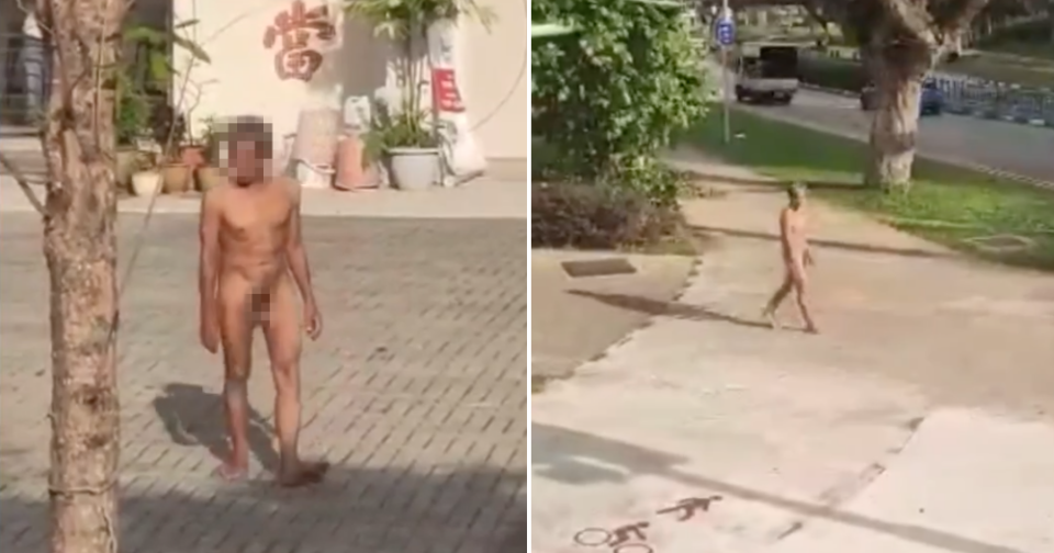 Bedok North naked man arrested