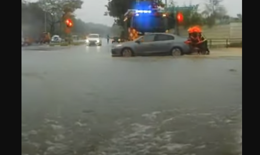 Singapore flash flood