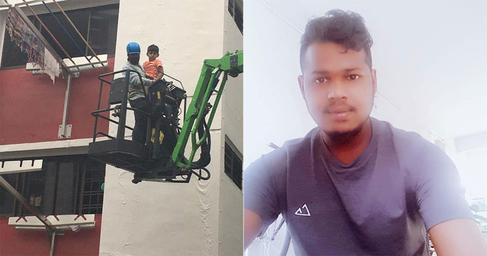 Singapore Migrant worker rescued boy