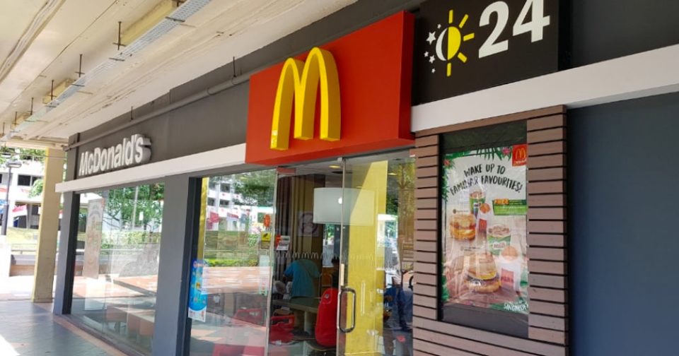Singapore McDonalds restrictions