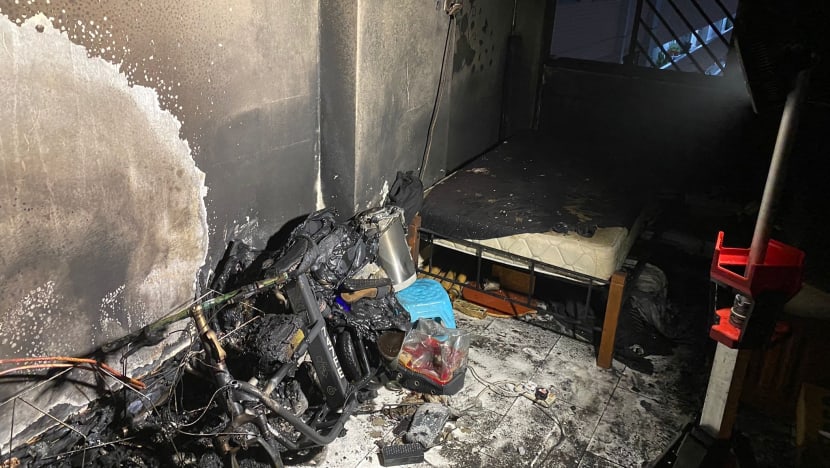PMD fire at Jurong West flat