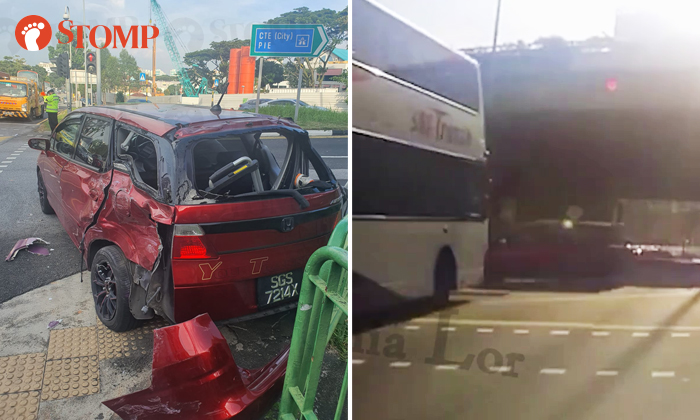 SBS Transit bus captain suspended accident beating red light