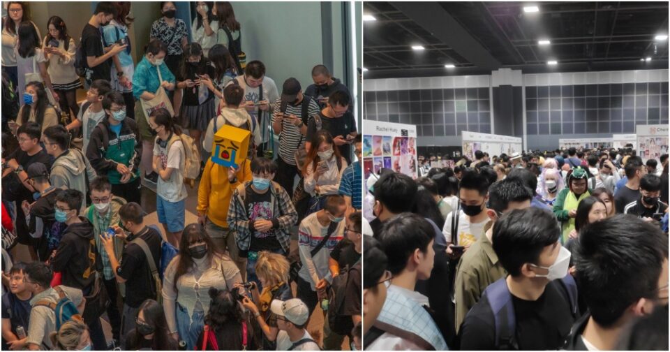 Anime Festival Asia Long queues & massive crowds at Suntec