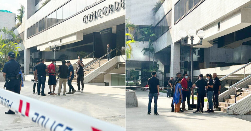 concorde shopping mall death crime scene