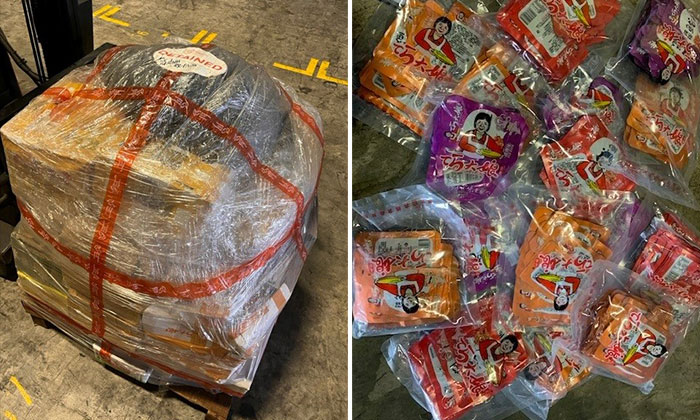 illegally food products importing fined