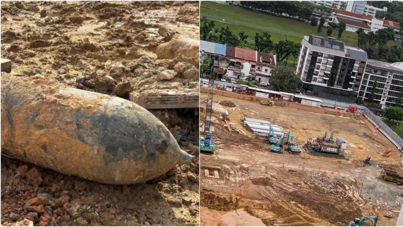 WWII bomb in Upper Bukit Timah successfully destroyed