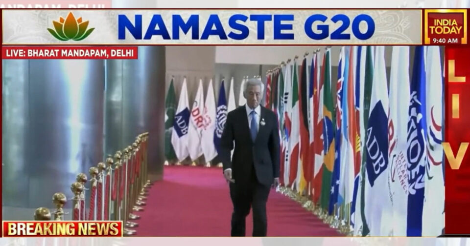 India news channel wrongly announces g20
