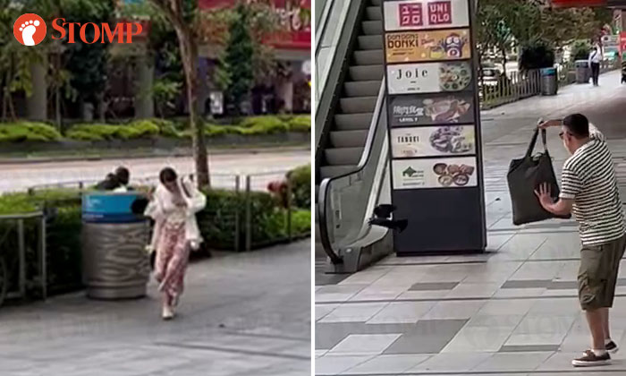 Crows attack people outside Orchard Central