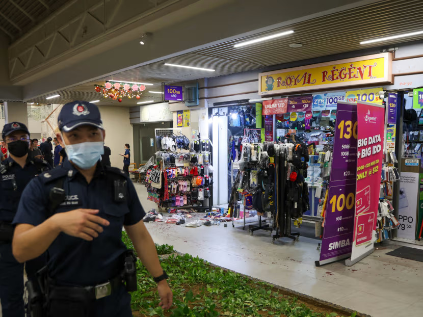 Pasir Ris West Plaza arrested