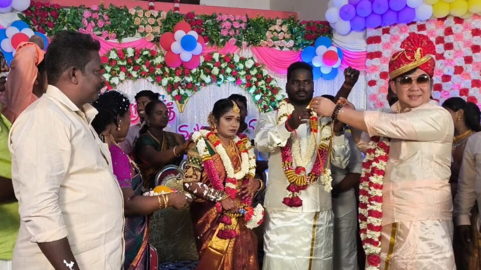singapore employers came workers daughters wedding at tamilnadu